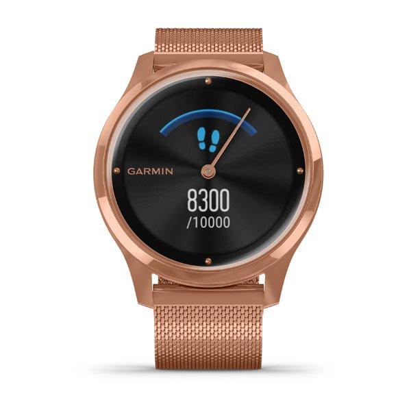 Фітнес годинник Garmin vivomove Luxe Rose Gold-Black 010-02241-24