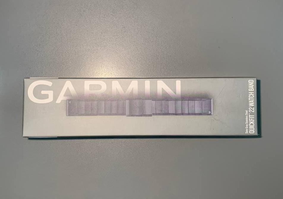 Ремінець Garmin для Fenix 5 22mm QuickFit Slate Grey Stainless Steel Band 010-12496-06