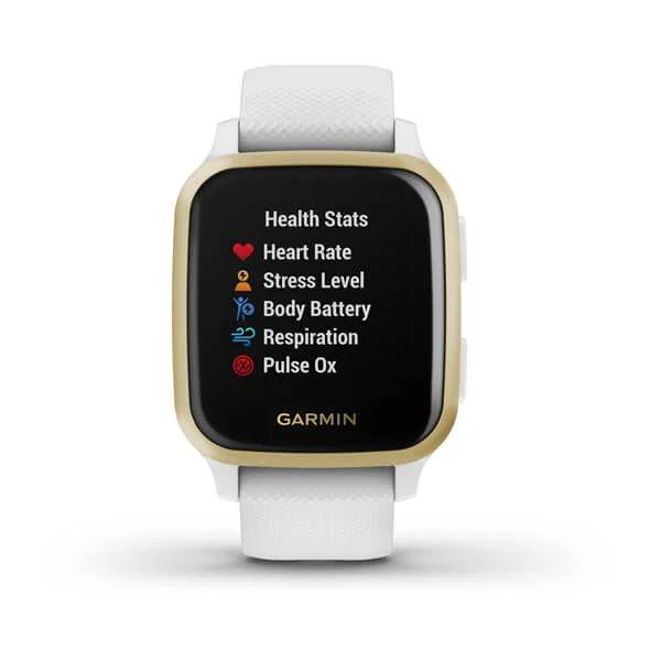 Смарт-годинник Garmin Venu Sq White Light Gold GPS 010-02427-11