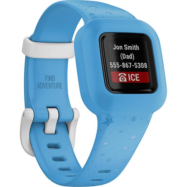 Дитячий фітнес-браслет Garmin Vivofit jr3 Stars Blue 010-02441-02
