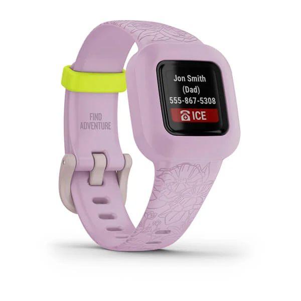 Дитячий фітнес-браслет Garmin Vivofit jr3 Lilac Floral 010-02441-01
