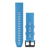 Ремінець Garmin Fenix 5 Plus 22mm QuickFit Cyan Blue Silicone Band 010-12740-03