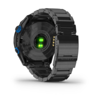 Годинник-навігатор для дайвінгу Garmin Descent Mk2i титановий з DLC-покриттям та чорним титановим ремінцем + датчик T1 010-02132-12