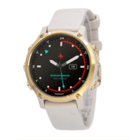 Годинник-навігатор для дайвінгу Garmin Descent Mk2S Light Gold with Light Sand Silicone Band 010-02403-01