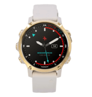 Годинник-навігатор для дайвінгу Garmin Descent Mk2S Light Gold with Light Sand Silicone Band 010-02403-01