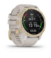 Годинник-навігатор для дайвінгу Garmin Descent Mk2S Light Gold with Light Sand Silicone Band 010-02403-01