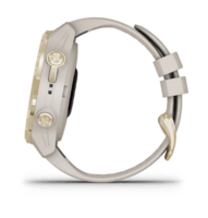 Годинник-навігатор для дайвінгу Garmin Descent Mk2S Light Gold with Light Sand Silicone Band 010-02403-01