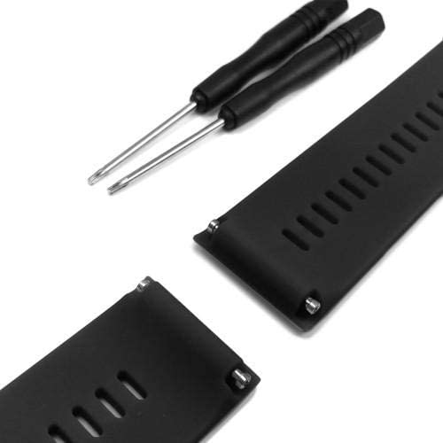 Силіконовий браслет Garmin vivoactive чорний 010-12157-09