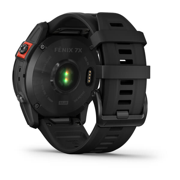 Спортивний годинник Garmin Fenix 7X Solar Slate grey з чорним ремінцем 010-02541-01