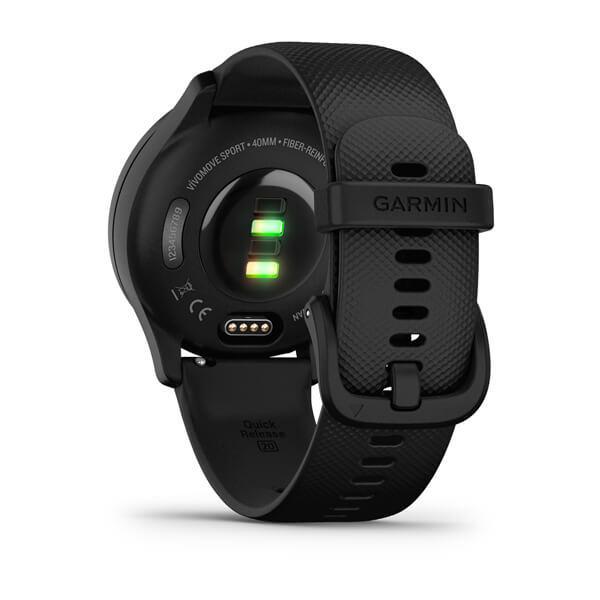 Фітнес годинник Garmin vivomove Sport Black Case з силіконовим ремінцем 010-02566-00