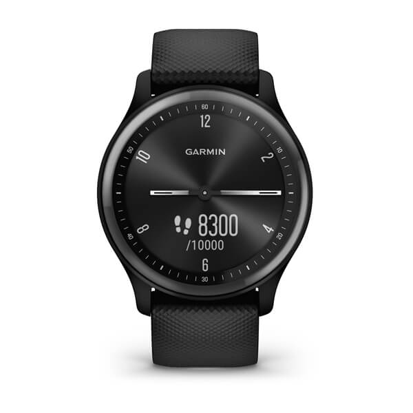 Фітнес годинник Garmin vivomove Sport Black Case з силіконовим ремінцем 010-02566-00