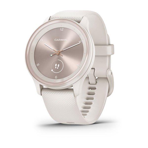 Фітнес годинник Garmin vivomove Sport Ivory з силіконовим ремінцем 010-02566-01