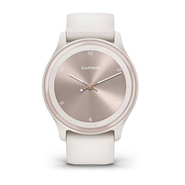 Фітнес годинник Garmin vivomove Sport Ivory з силіконовим ремінцем 010-02566-01