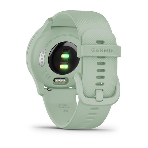 Фітнес годинник Garmin vivomove Sport Cool Mint з силіконовим ремінцем 010-02566-03
