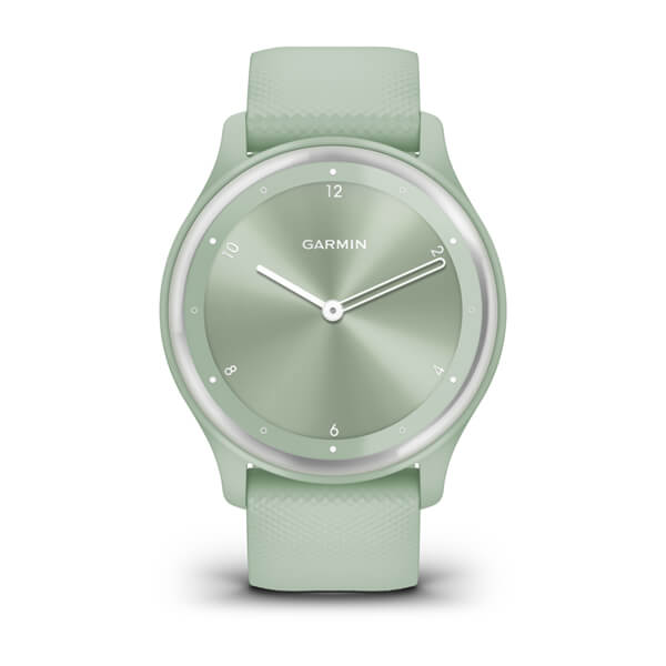 Фітнес годинник Garmin vivomove Sport Cool Mint з силіконовим ремінцем 010-02566-03