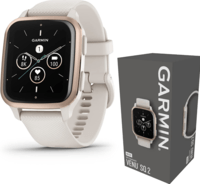 Смарт-годинник Garmin Venu Sq 2 Music Edition айворі з персиково-золотистим безелем 010-02700-11
