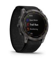 Акція ! Спортивний годинник Garmin Enduro 2 з чорним нейлоновим ремінцем  010-02754-01 + Ваги-аналізатори Tanita BC-718 White