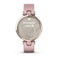 Фітнес годинник Garmin Lily Sport Dust Rose з силіконовим ремінцем 010-02384-13