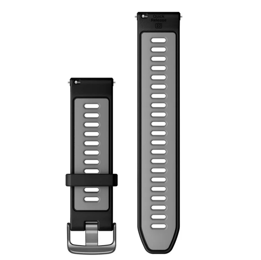 Ремінець Garmin Quick 22 мм Release Bands Black/Powder Gray 010-11251-A0 