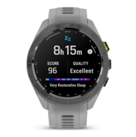 Спортивний годинник Garmin Approach S70 (42 мм) Black Ceramic Bezel та сірим ремінцем 010-02746-11