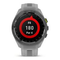 Спортивний годинник Garmin Approach S70 (42 мм) Black Ceramic Bezel та сірим ремінцем 010-02746-11