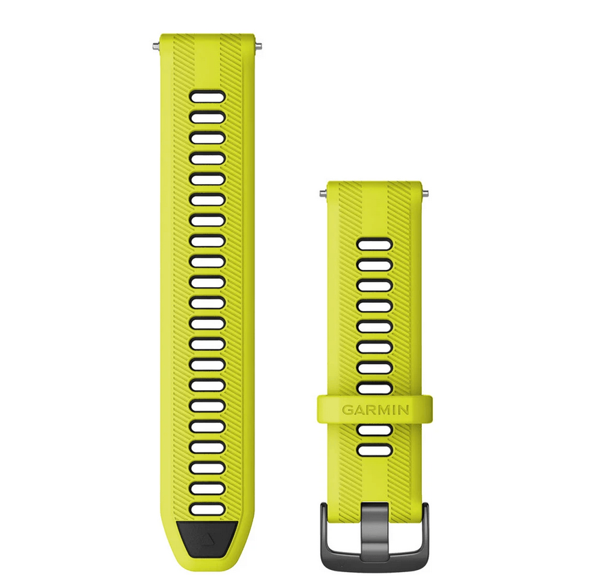 Ремінець Garmin для Forerunner 965 Yellow/Black  Silicone Band 22mm 010-11251-AE