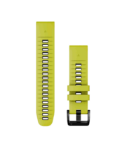 Ремінець Garmin 22mm QuickFit Electric Lime/Graphite силіконовий 010-13280-03
