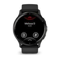 Спортивний годинник Garmin Venu 3 Black  з чорним силіконовим ремінцем 010-02784-01 