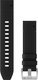 Ремінець гібридний шкіряно-каучуковий Garmin MARQ GEN2 QuickFit 22 мм Black/Green 010-13225-09