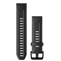 Змінний ремінець Garmin QuickFit 20 мм Black силіконовий 010-13102-00