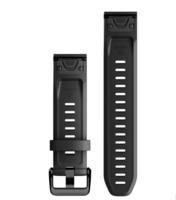 Змінний ремінець Garmin QuickFit 20 мм Black силіконовий 010-13102-00