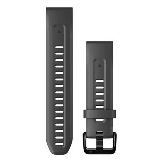 Змінний ремінець Garmin QuickFit 20 мм Graphite силіконовий 010-13102-01