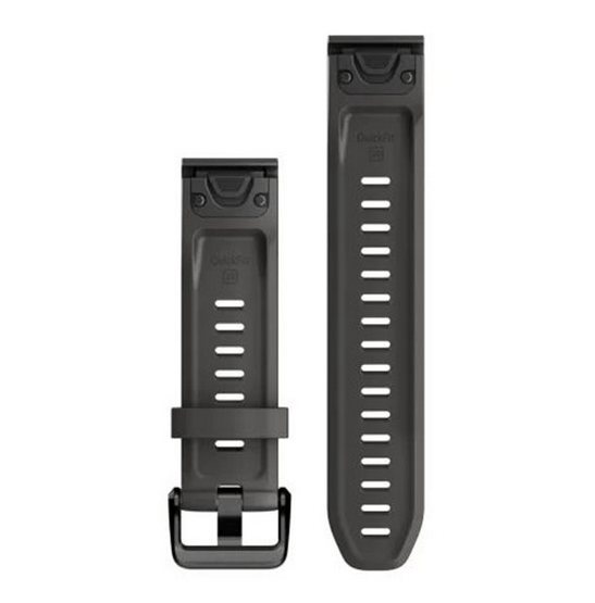 Змінний ремінець Garmin QuickFit 20 мм Graphite силіконовий 010-13102-01