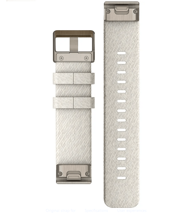 Нейлоновий ремінець Garmin QuickFit 20 мм Cream Gold 010-13279-08