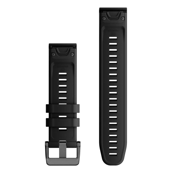 Ремінець Garmin 22mm QuickFit Black силіконовий 010-13280-00