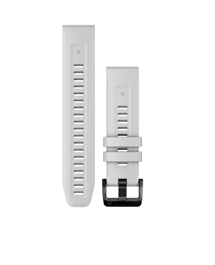 Ремінець Garmin QuickFit 22 мм Carrera White силіконовий 010-13123-00