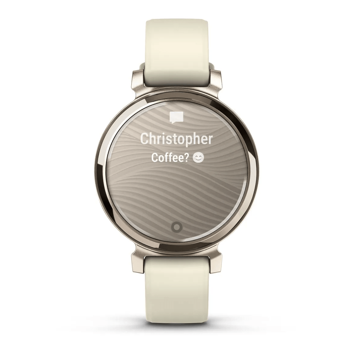 Фітнес годинник Garmin Lily 2 Cream Gold with Coconut силіконовий ремінець 010-02839-00