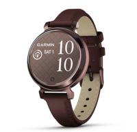 Фітнес годинник Garmin Lily 2 Classic Dark Bronze with Mulberry з шовковим шкіряним ремінцем 010-02839-03