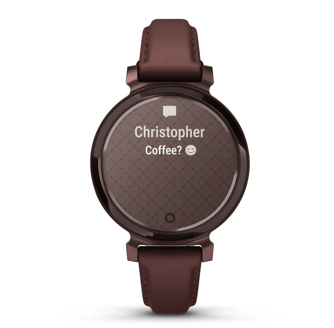 Фітнес годинник Garmin Lily 2 Classic Dark Bronze with Mulberry з шовковим шкіряним ремінцем 010-02839-03