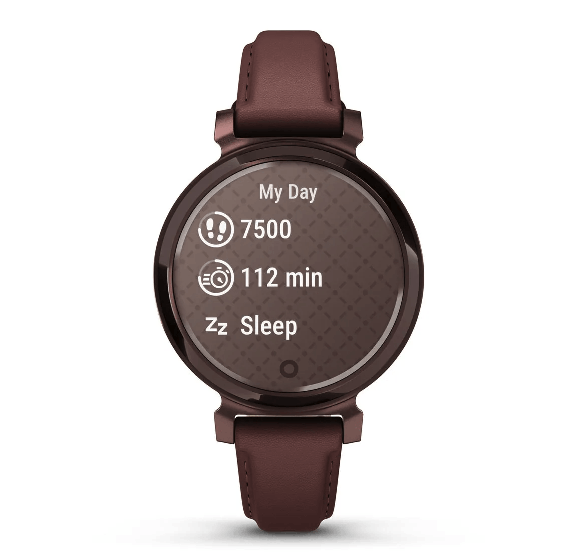 Фітнес годинник Garmin Lily 2 Classic Dark Bronze with Mulberry з шовковим шкіряним ремінцем 010-02839-03