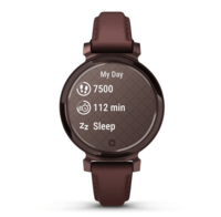 Фітнес годинник Garmin Lily 2 Classic Dark Bronze with Mulberry з шовковим шкіряним ремінцем 010-02839-03