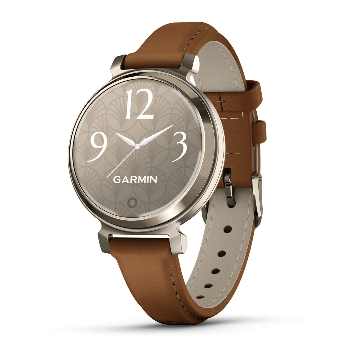 Фітнес годинник Garmin Lily 2 Classic Dark Bronze with Mulberry з шкіряним ремінцем 010-02839-02