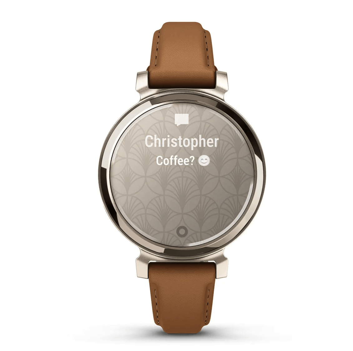 Фітнес годинник Garmin Lily 2 Classic Dark Bronze with Mulberry з шкіряним ремінцем 010-02839-02