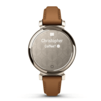 Фітнес годинник Garmin Lily 2 Classic Dark Bronze with Mulberry з шкіряним ремінцем 010-02839-02