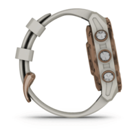 Спортивний годинник Garmin Descent Mk3i (43мм) Bronze PVD Titanium with French Gray з силіконовим ремінцем 010-02753-14