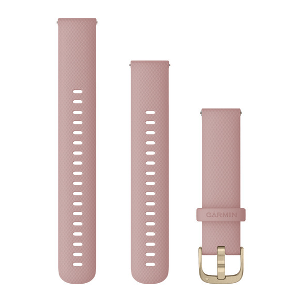 Ремінець силіконовий Garmin Quick Release 18 мм Dust Rose/Light Gold 010-12932-03