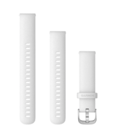 Ремінець силіконовий Garmin Quick Release 18 мм White Silver 010-12932-0B