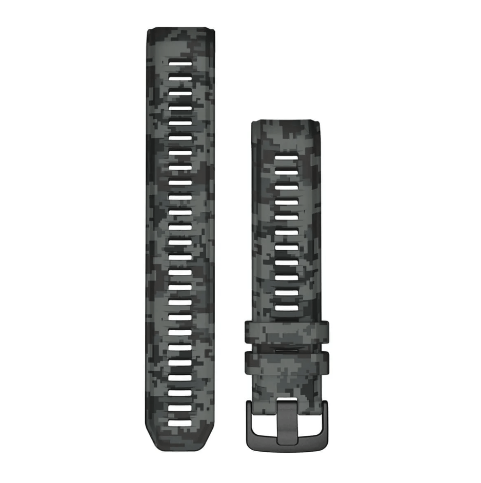 Ремінець силіконовий Garmin Instinct 22 мм Graphite Camo 010-13105-04