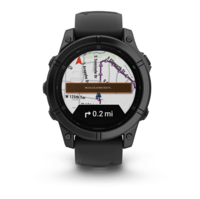 Спортивний годинник Garmin Fenix E Amoled 47мм Slate Gray Steel з чорним силіконовим ремінцем 010-03025-01
