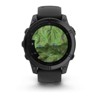 Спортивний годинник Garmin Fenix E Amoled 47мм Slate Gray Steel з чорним силіконовим ремінцем 010-03025-01